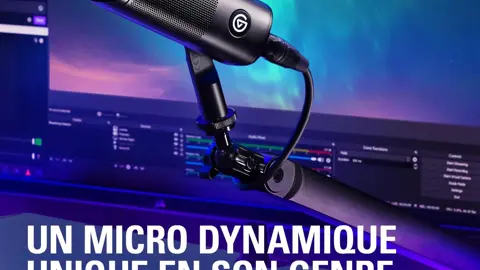 Micro XLR Elgato Wave DX - dynamique cardioïde, suppression de bruit - Mac et PC