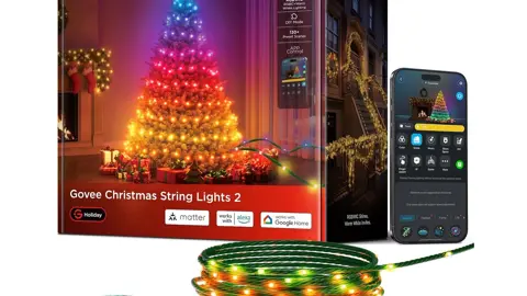 Govee Guirlande Lumineuse de Noël RGBWIC 30M – 79,99 €