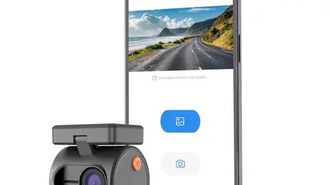 Dashcam Voiture, KAWA 1296P QHD Mini Caméra De Voiture - WDR/3D DNR