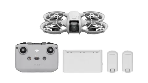 Mini Drone Bundle Fly More DJI Neo avec Caméra 4K UHD avec RC-N3 et 3 Batteries