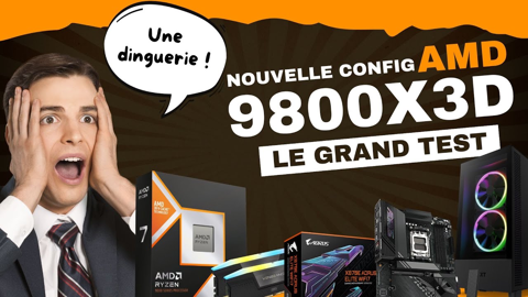 AMD Ryzen 7 9800x3D: je test le meilleur processeur gamin 2024 ? Montage + benchmark de ma config PC