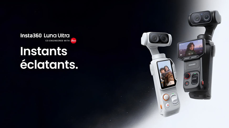 Insta360 Luna Ultra : la caméra gimbal 8K co-développée avec Leica veut bousculer DJI