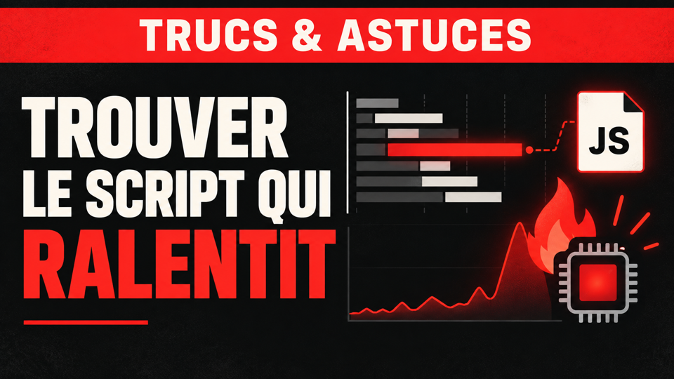 Trouver le script qui ralentit une page avec les DevTools