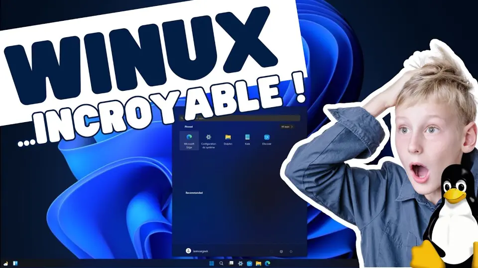 Winux, une distro Linux controversé qui se fait passer pour Windows 11... Et c'est INCROYABLE ! 🤯