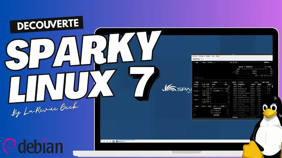 Découvrez Sparky Linux, l'OS Old School stuffé et au goût du jour !