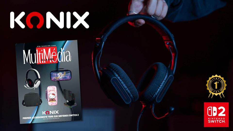 Konix s’impose n°1 des accessoiristes tiers sur Nintendo Switch 2