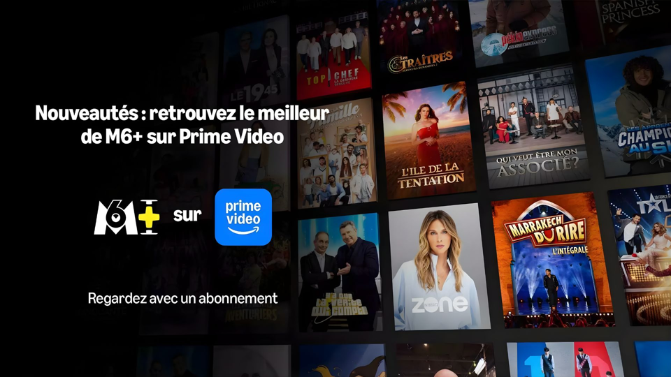 M6+ s'invite sur Prime Video : une alliance stratégique pour le streaming en France