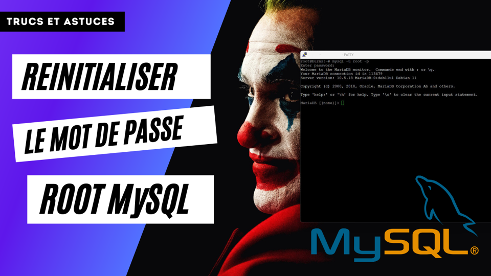 Comment réinitialiser le mot de passe Root sous Mysql ou MariaDb ?
