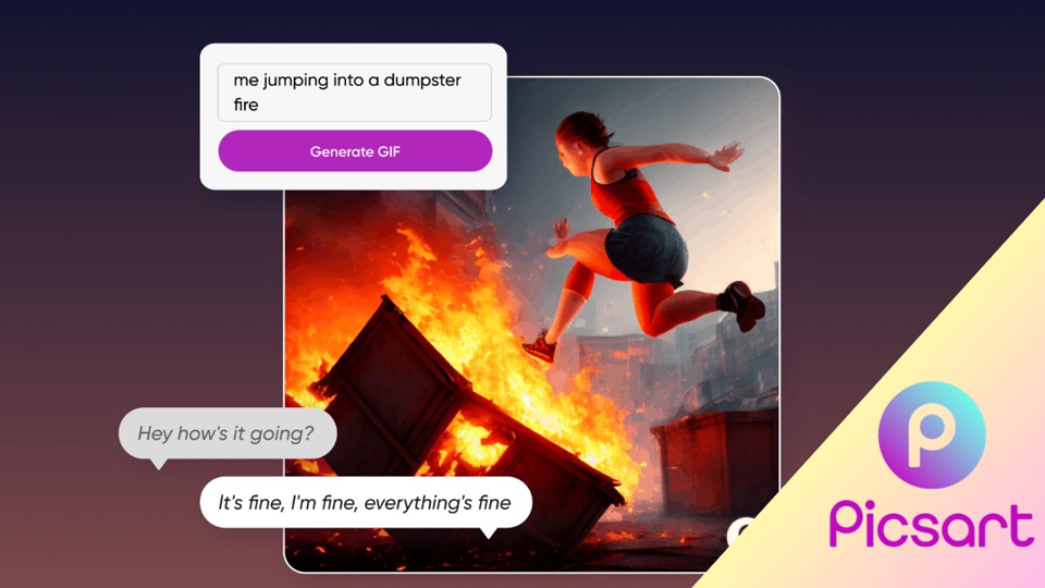 PicsArt dévoile un générateur de GIFs alimenté par l'IA