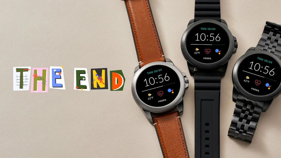 Fossil et les montres connectées c'est fini !