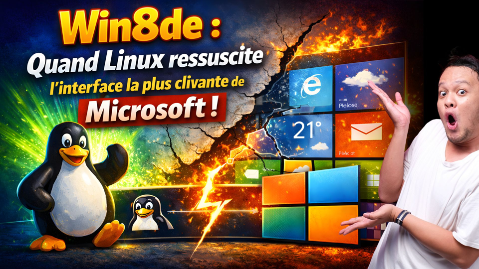 Win8de : quand Linux ressuscite l'interface la plus clivante de Microsoft