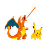 Figurines Pokémon Dracaufeu et Pikachu