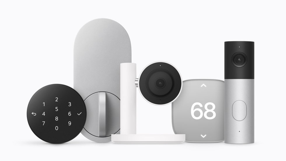 Sélection d’accessoires de l’Apple Home Collection.
